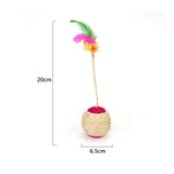 Cat Toy Pet Cat Sisal Scratching Ball Training Interactive Toy For